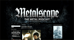 Desktop Screenshot of metalpodcast.net